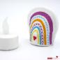 Preview: ITH-Stickdatei LED-Cover Regenbogen für 10 x 10 cm Stickrahmen